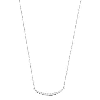 Diamond Brilliance 1/4 Carat T.W. Lab-Created Diamond Smile Link Necklace