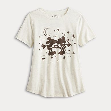 Disney's Mickey Mouse & Minnie Mouse Missy Under the Stars Graphic Tee