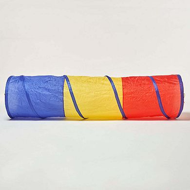 Children's Pop-up Play Tunnel Red/Blue/Yellow