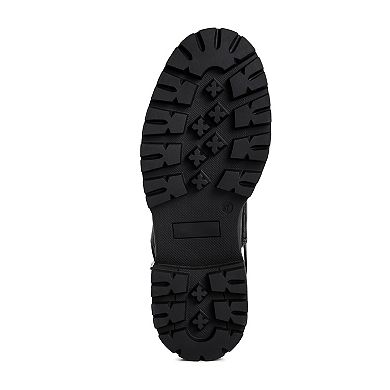 London Rag Dual Strap Women's Platforms Sandals With Buckle