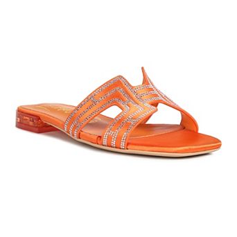 London Rag Big Money Low Stack Women's Heel Sandals