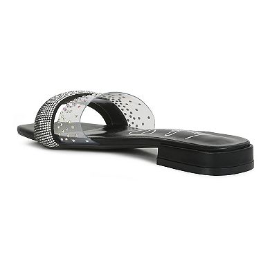 London Rag Old Flame Low Strack Women's Heel Sandals