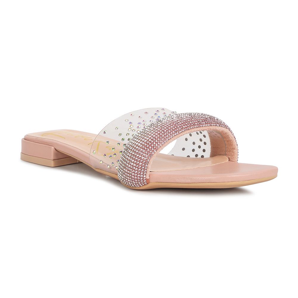 London Rag Old Flame Low Strack Women's Heel Sandals