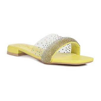 London Rag Old Flame Low Strack Women's Heel Sandals