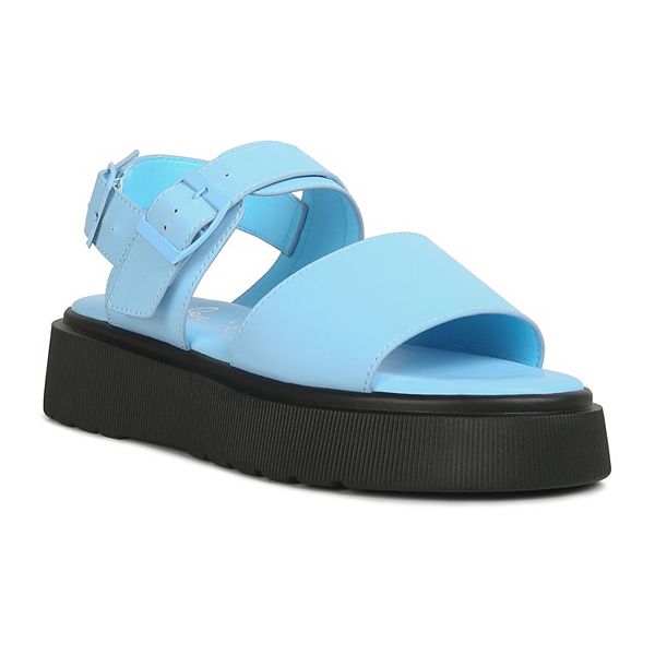 London Rag Gladen Pin Buckle Women's Platform Sandals
