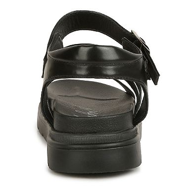 London Rag Belcher Faux Leather Women's Buckle Sandals