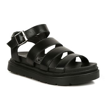 London Rag Belcher Faux Leather Women's Buckle Sandals
