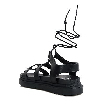 London Rag Dylan Faux Leather Women's Gladiator Sandals