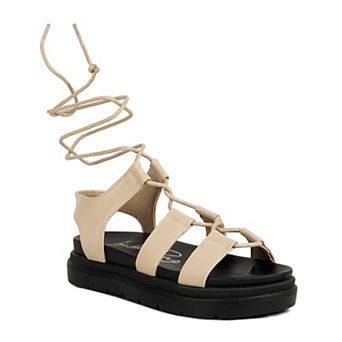 London Rag Dylan Faux Leather Women's Gladiator Sandals