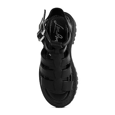 London Rag Dewey Double Buckle Women's Chunky Sandals