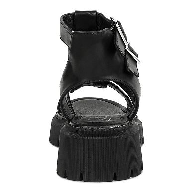 London Rag Dewey Double Buckle Women's Chunky Sandals