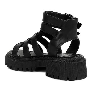 London Rag Dewey Double Buckle Women's Chunky Sandals