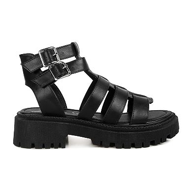 London Rag Dewey Double Buckle Women's Chunky Sandals