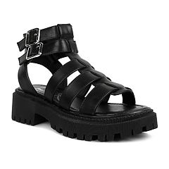 Kohls best sale black sandals