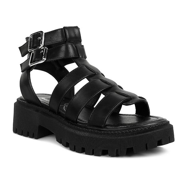 London Rag Dewey Double Buckle Women's Chunky Sandals