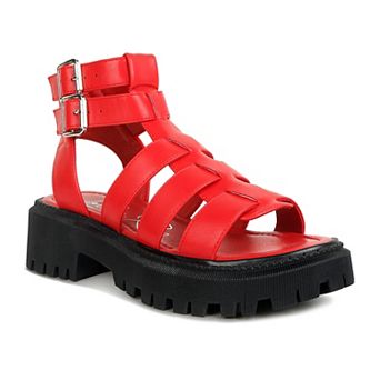 London Rag Dewey Double Buckle Women's Chunky Sandals