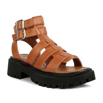 London Rag Dewey Double Buckle Women's Chunky Sandals