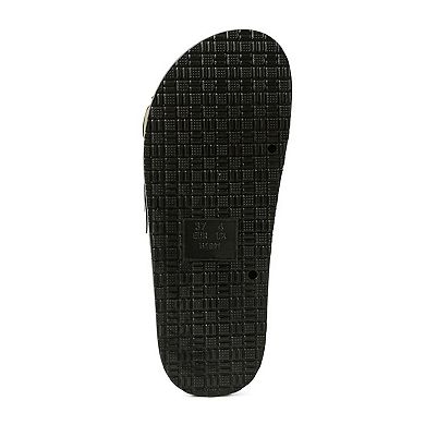 London Rag Minata Platform Buckled Women's Slide Sandals