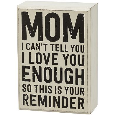 By Kathy Mom Photo Block 2-piece Set