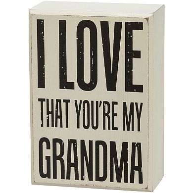 By Kathy Grandma Photo Block 2-piece Set