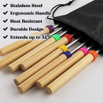 Marshmallow Roasting Sticks (32 Inch) - 10 Pack