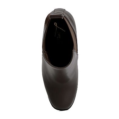 London Rag Bolt Women's Block Heel Chelsea Boots