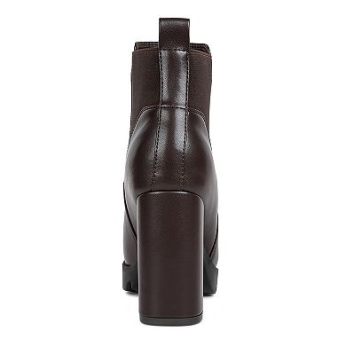 London Rag Bolt Women's Block Heel Chelsea Boots