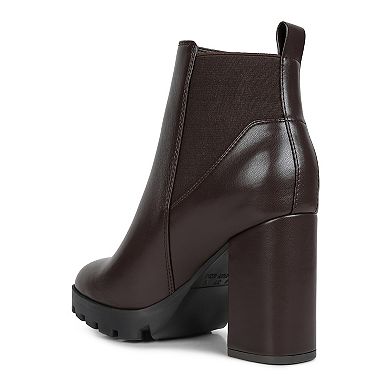 London Rag Bolt Women's Block Heel Chelsea Boots