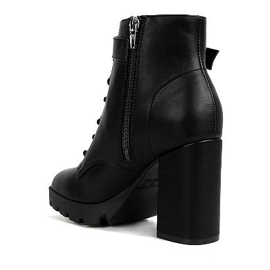 London Rag Grahams Women's Heeled Ankle Boots