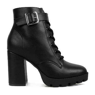 London Rag Grahams Women's Heeled Ankle Boots