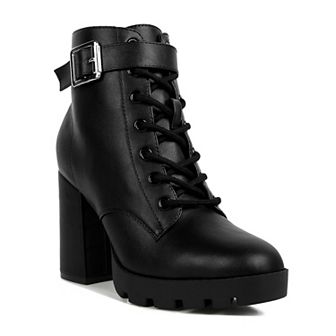 London Rag Grahams Women's Heeled Ankle Boots