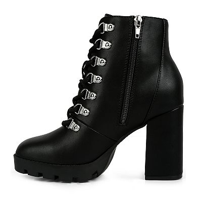 London Rag Hamiltons Women's Heeled Ankle Boots