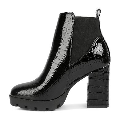 London Rag Foxy Women's Heeled Chelsea Boots