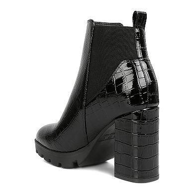 London Rag Foxy Women's Heeled Chelsea Boots