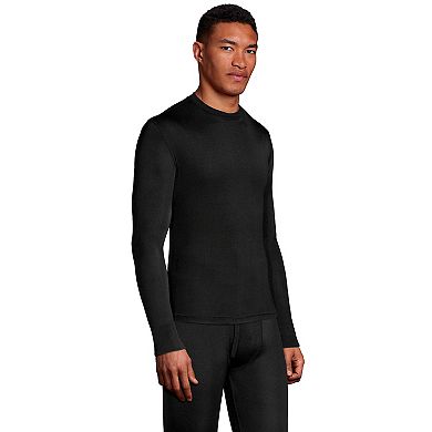 Big & Tall Lands' End Silk Crewneck Base Layer