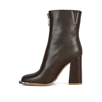 London Rag Flower Blade Women's Heeled Ankle Boots