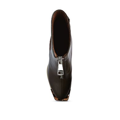 London Rag Flower Blade Women's Heeled Ankle Boots