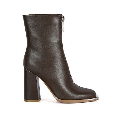 London Rag Flower Blade Women's Heeled Ankle Boots