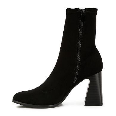 London Rag Candid Women's Flared Heel Boots