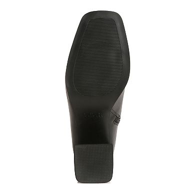 London Rag Cut Out Women's Block Heel Chelsea Boots