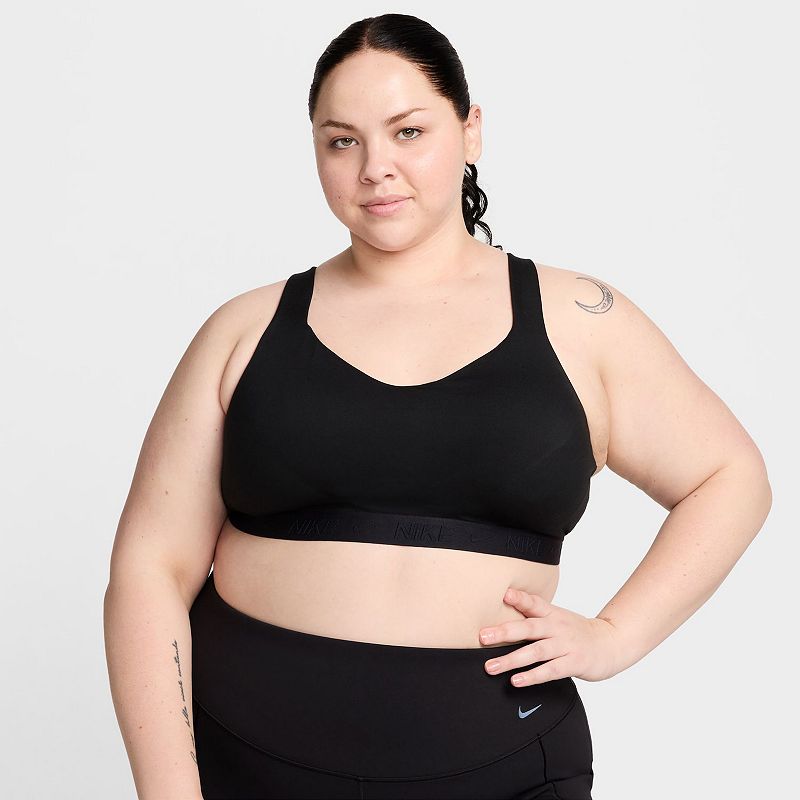 Plus Size Nike Indy High Support Padded Sports Bra, Women's, Size: 2XL, Black