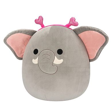 Squishmallows 16" Mila Grey Elephant with Headband Plush