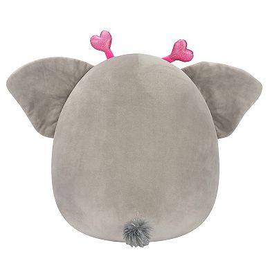 Squishmallows 16" Mila Grey Elephant with Headband Plush