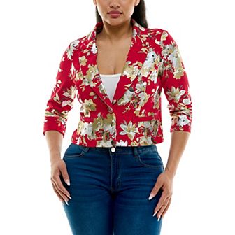 Women's Nina Leonard Foil Blazer
