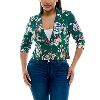 Women's Nina Leonard Foil Blazer