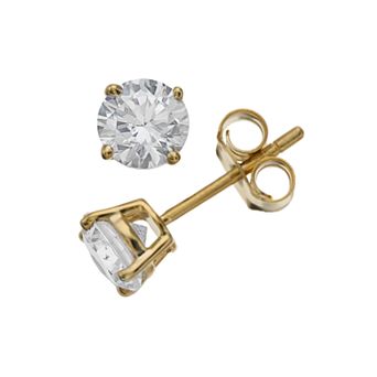 Diamond Brilliance 14k Gold 1 Carat T.W. Lab-Grown Diamond Stud Earrings