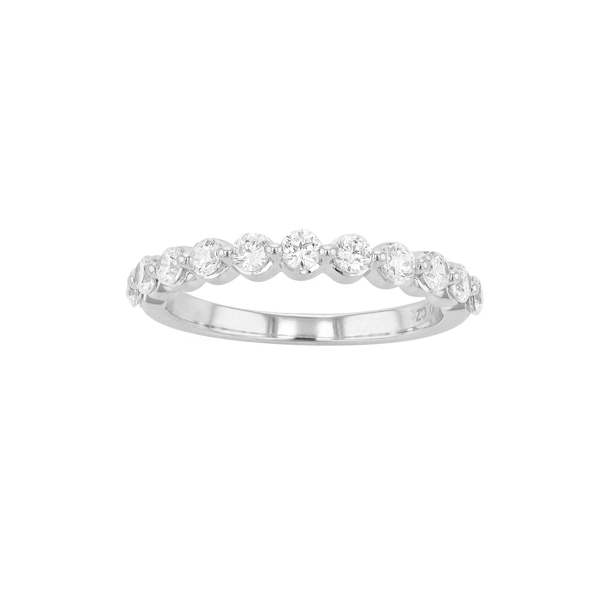 Diamond Brilliance 14k Gold 3/4 Carat T.W. Lab-Grown Diamond Floating Weddi