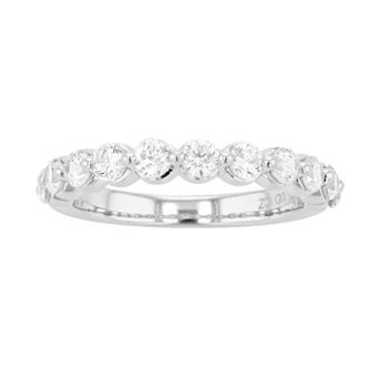 Diamond Brilliance 14K Gold 1 Carat T.W. Lab-Grown Diamond Floating Wedding Band