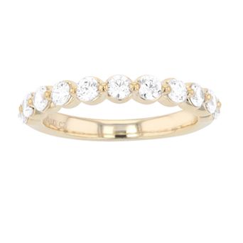 Diamond Brilliance 14K Gold 1 Carat T.W. Lab-Grown Diamond Floating Wedding Band