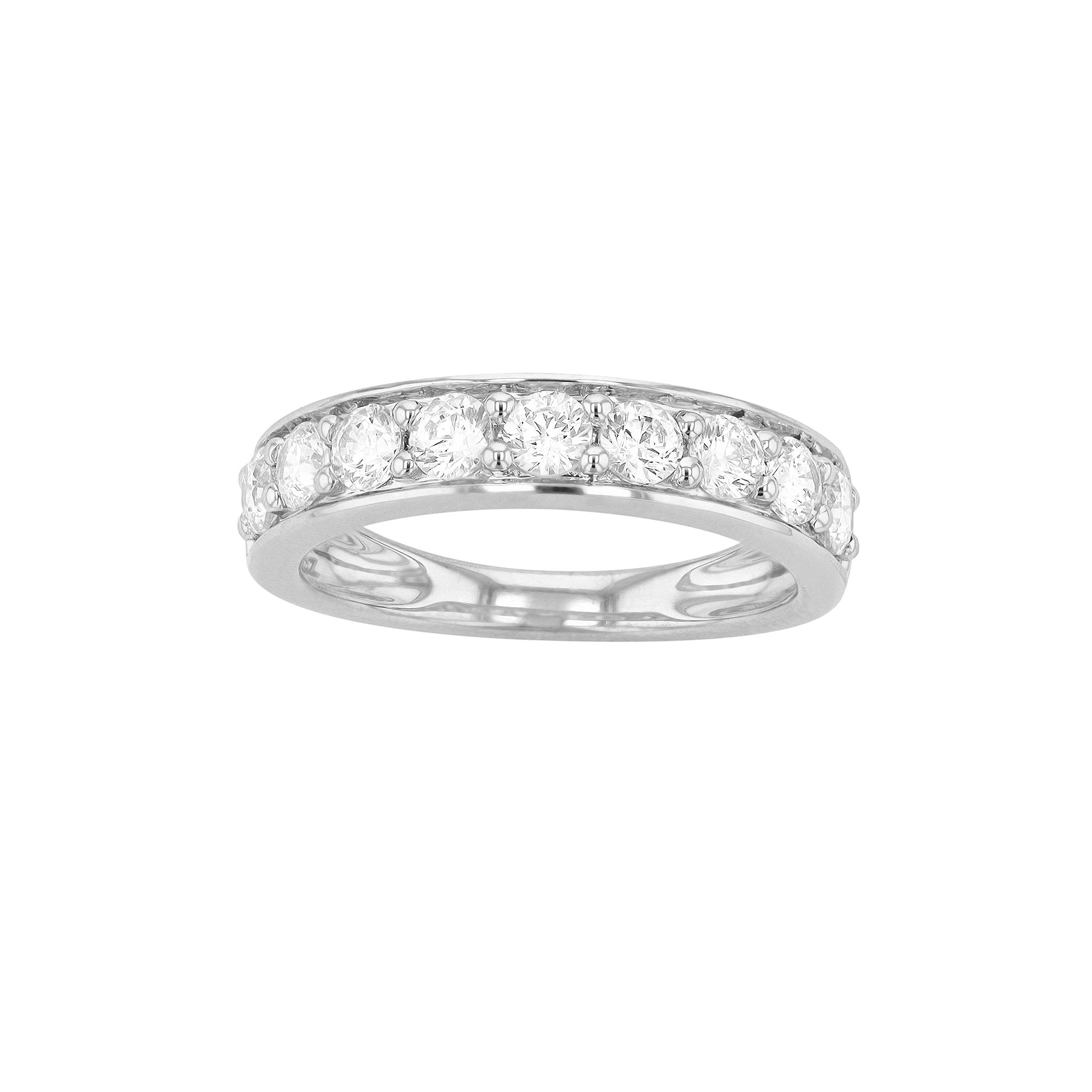 Diamond Brilliance 14k Gold 1 Carat T.W. Lab-Created Diamond Round Wedding 